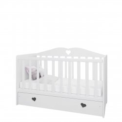 Łóżeczko niemowlęce 120x60 + szuflada Anabla