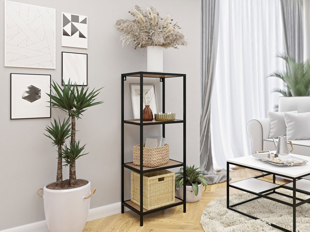 Mały regał w stylu loft Runoya III Mały regał w stylu loft Runoya III