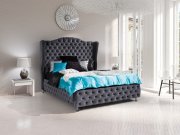 Łóżko sypialniane tapicerowane Raban