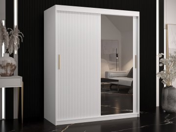 Szafa ubraniowa z lustrem Towiro Slim 2 150