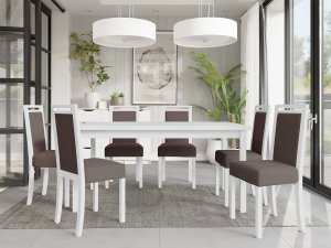 Stół rozkładany z 6 krzesłami - AL03