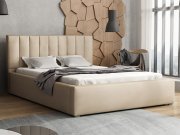Łóżko tapicerowane ze stelażem rolowanym Sonden