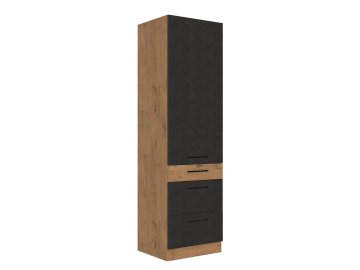 Szafka kuchenna wysoka z szufladami Woodline 60 DKS-210 3S 1F