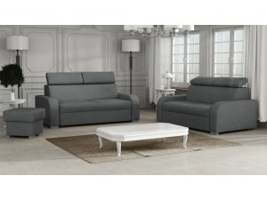 Zestaw tapicerowany Losar 3+2+pufa