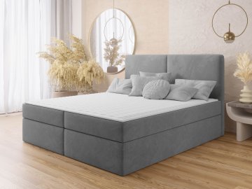 Łóżko kontynentalne z pojemnikiem Okaroni