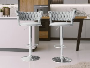 Komplet 2 hokerów Archie BS-1141/CM
