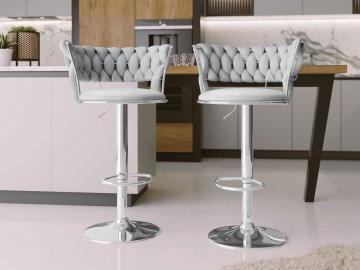 Komplet 2 hokerów Archie BS-1141/CM