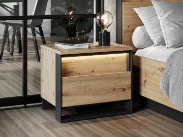 Stolik nocny z oświetleniem Quant QS-03