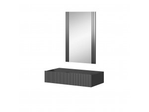 Toaletka Tilderi Grey z lustrem