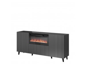 Komoda z kominkiem 180 Tilderi Grey