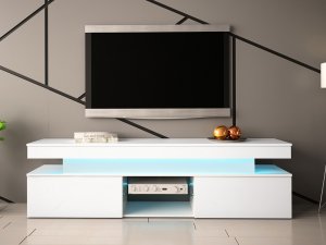 Szafka RTV Lestirola 2D 190 z oświetleniem LED