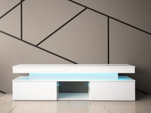 Szafka RTV Lestirola 2D 190 z oświetleniem LED