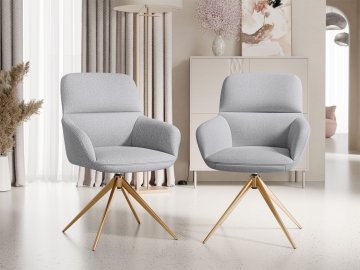 Komplet dwóch foteli obrotowych Kiztis 3615/GL