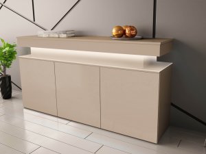 Komoda Lestirola Bis 3D 160 z oświetleniem LED