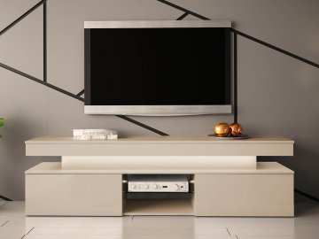 Szafka RTV Lestirola Bis 2D 190 z oświetleniem LED