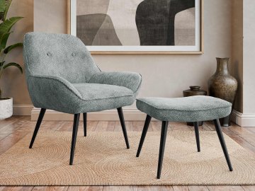 Fotel z podnóżkiem Pihrepo 809B