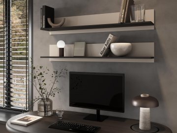 Dwie półki wiszące Boho B5