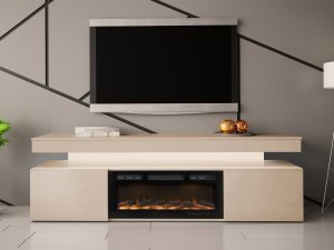 Szafka RTV z kominkiem Lestirola Bis EF 2D 190