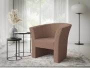 Fotel kubełkowy do salonu Karkor Boucle