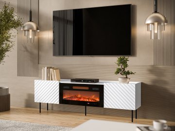 Szafka RTV z kominkiem Gretzo 180 2D