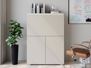 Komoda z funkcją biurka Sawoti 90 + LED