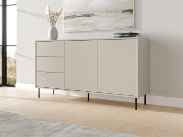 Komoda z szufladami i drzwiami Sarimzo 150 2D3S
