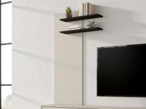 Panel ścienny z półkami Sarimzo