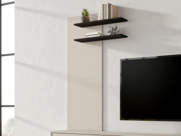 Panel ścienny z półkami Sarimzo