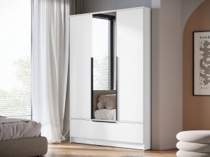 Szafa trzydrzwiowa z lustrem Aroksi 3D