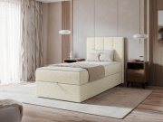 Łóżko kontynentalne 1-osobowe Gonzo Single Boucle