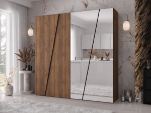 Nowoczesna szafa Grelipt 2L 200 cm