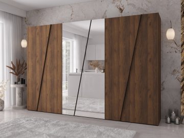 Szafa z lustrem Grelipt 2L 300 cm