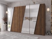 Szafa pokojowa z lustrem Grelipt 3L 300 cm