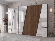 Szafa nowoczesna z lustrem Grelipt 4L 300 cm