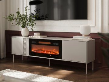 Szafka RTV z kominkiem Firtus 180 EF