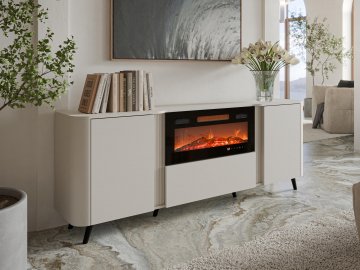 Komoda z kominkiem Newort 200 EF