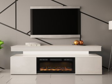 Szafka RTV z kominkiem Lestirola Bis EF 2D 190