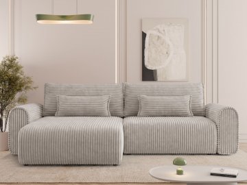 Narożnik z funkcją spania Suziser Sztruks