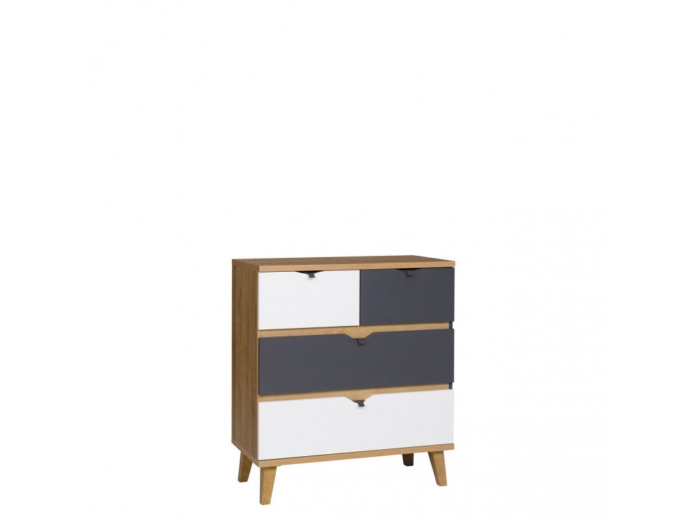 Komoda nowoczesna na nóżkach Temero TM05 K4SZ Komoda nowoczesna na nóżkach Temero TM05 K4SZ