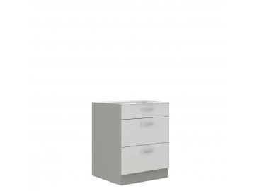 Szafka kuchenna dolna z szufladami Multiline 60 D 3S BB