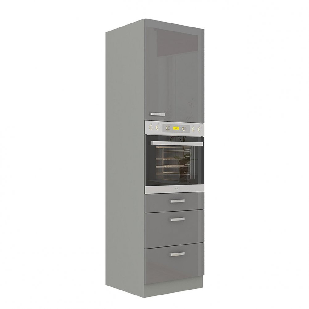 Szafka wysoka pod piekarnik z szufladami Multiline 60 DPS-210 3S 1F Szafka wysoka pod piekarnik z szufladami Multiline 60 DPS-210 3S 1F