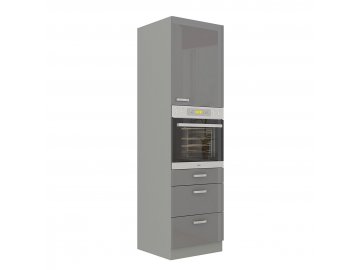 Szafka kuchenna wysoka pod piekarnik z szufladami Multiline 60 DPS-210 3S 1F