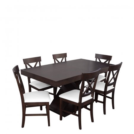 Stół do jadalni z 6 krzesłami - RK044