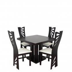 Stół rozkładany z krzesłami dla 4 osób - RK037