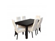 Stół rozkładany z krzesłami dla 6 osób - RK047