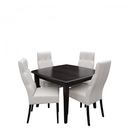 Stół rozkładany z krzesłami dla 4 osób - RK034