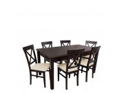 Stół rozkładany z krzesłami dla 6 osób - RK021