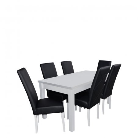 Stół rozkładany z 6 krzesłami - RK013