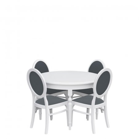 Stół rozkładany z krzesłami dla 4 osób - RK007
