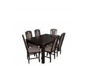 Stół rozkładany z krzesłami dla 6 osób - RK001
